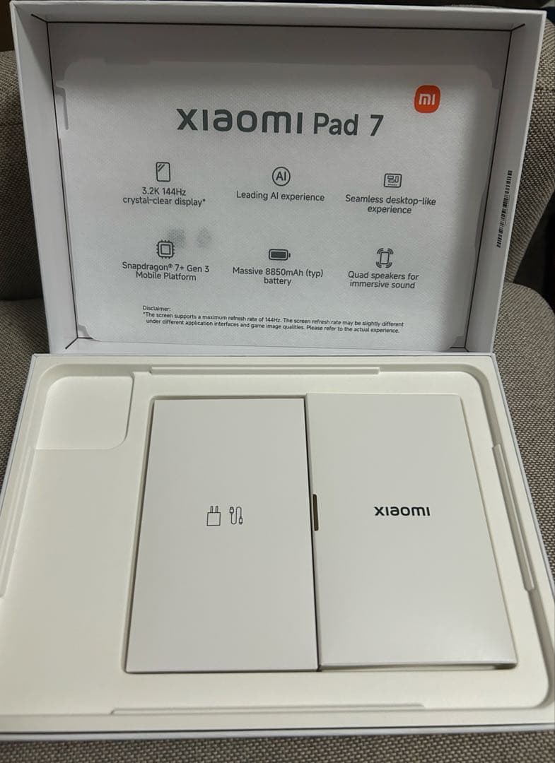 【256GB +8GB】Xiaomi Pad 7グローバル版