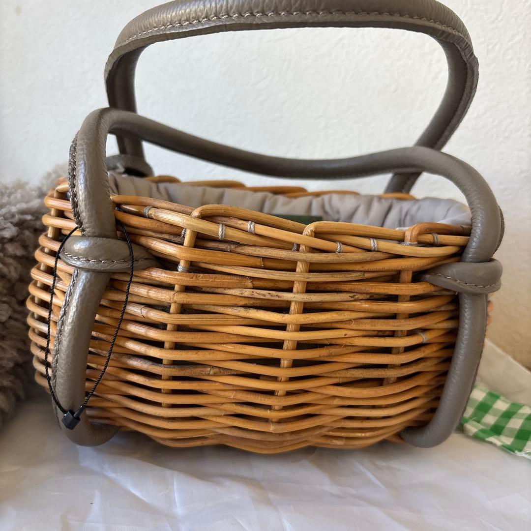 エバゴス　フニュシュリンク　スウィートPバスケット　カシミヤ　グレー