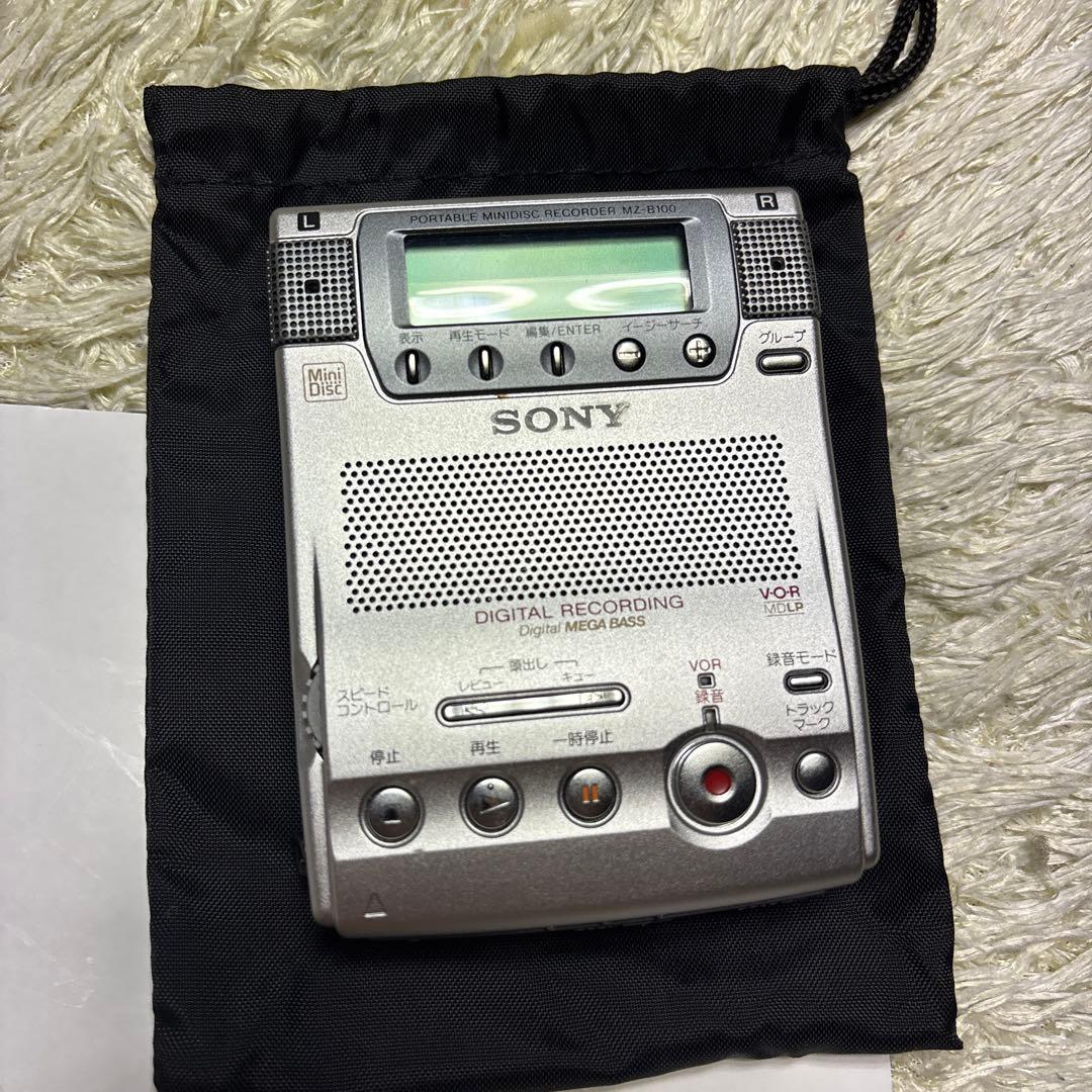 SONY ソニー ポータブルMDプレイヤー MDウォークマン MZ-B100