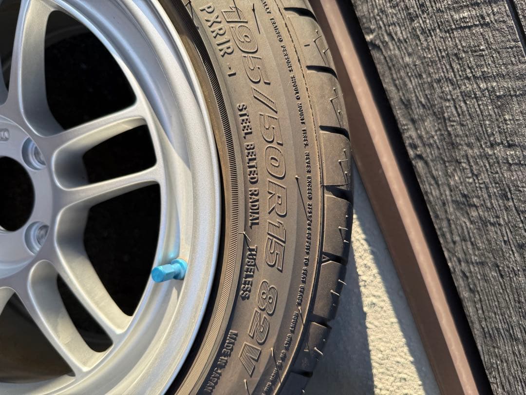 ENKEI 15インチ 8.0J ホイールセット