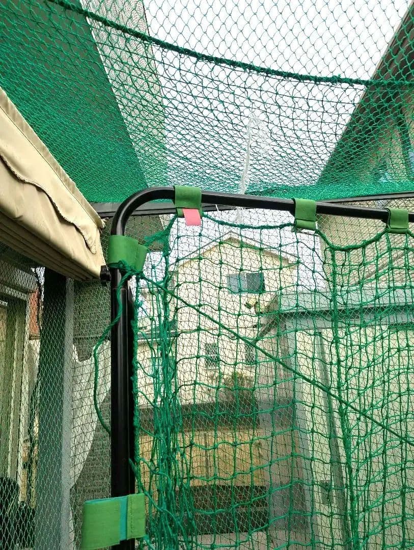 バッティングネットと周辺ネット3枚と 円形ターゲット