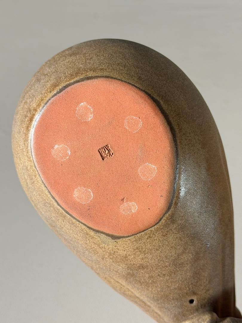 楠部彌弌　瑞巳　置物　干支　時代物　古道具　共箱