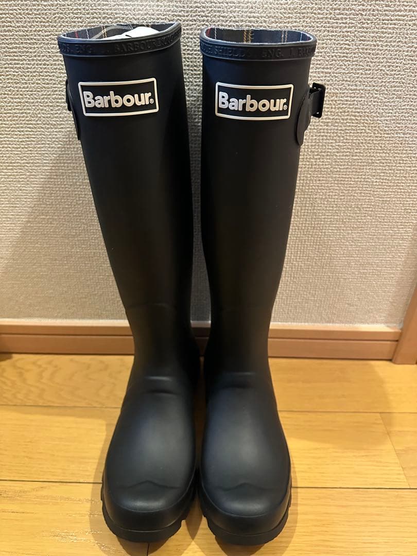新品　【BARBOUR/バブアー】bede：レインブーツ