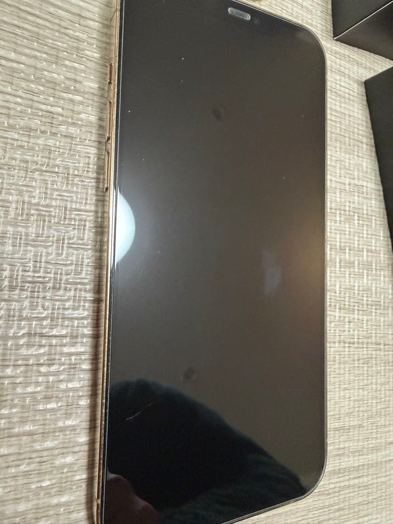 iPhone12ProMax 512GBゴールド　箱と本体リセットsim解除済み