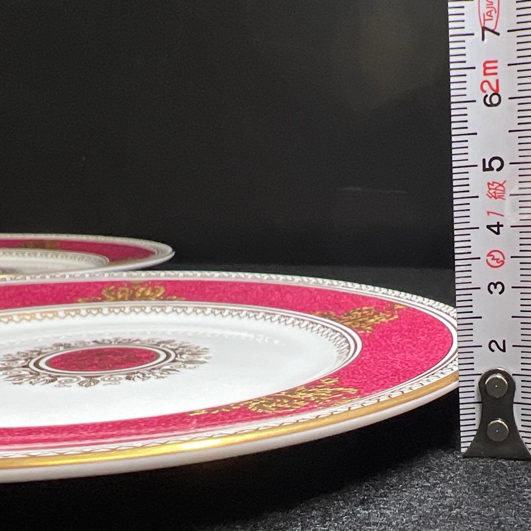 ウェッジウッド最高級シリーズ　コロンビアパウダールビー　デザートプレート6枚