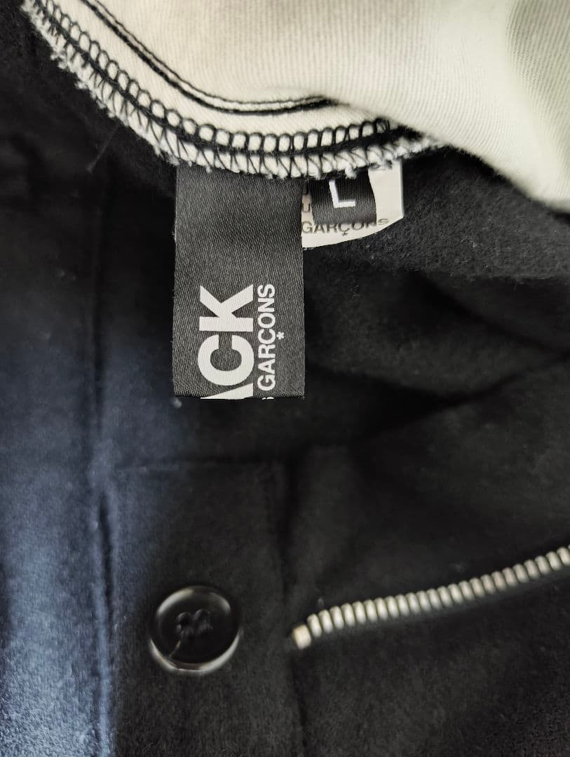 【キタキン】ブラックコムデギャルソンサロペット/オーバーオールサスペンダー