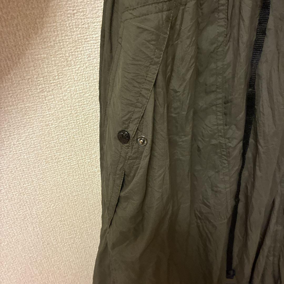 MONCLER オリーブ ロングコート ダウン アウター モッズコート