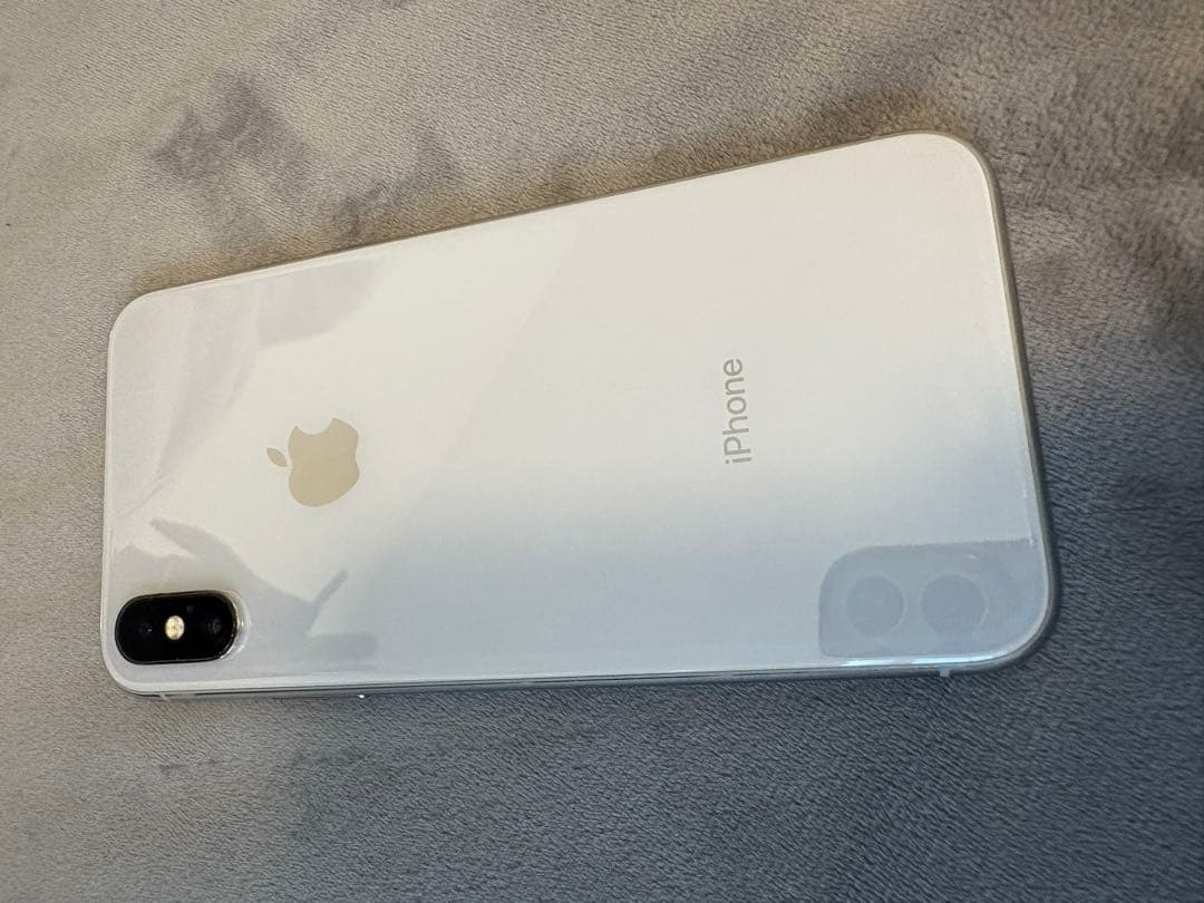 美品 iPhoneX 256GB シルバー SIMフリー