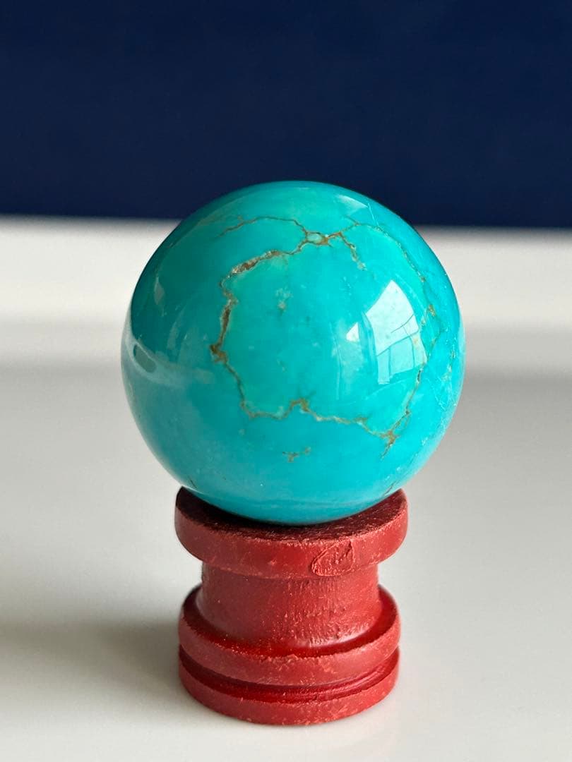 ✨超希少✨ターコイズ　トルコ石　丸玉　30㎜　スフィア