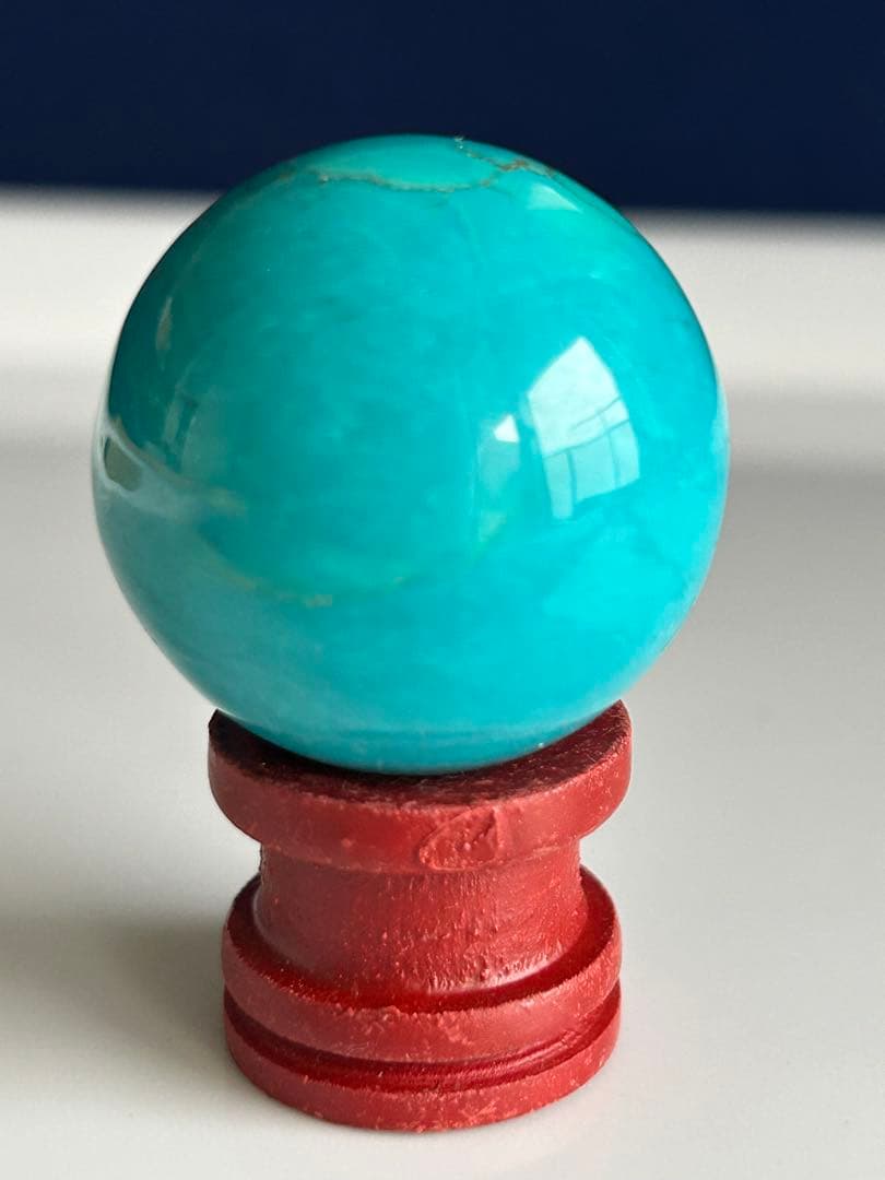 ✨超希少✨ターコイズ　トルコ石　丸玉　30㎜　スフィア