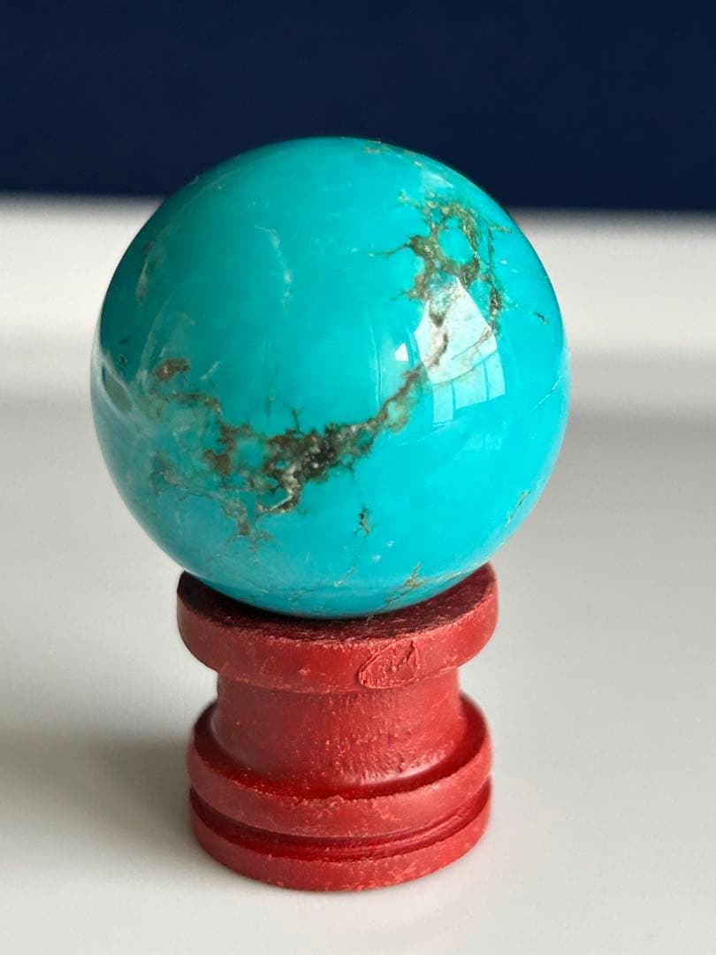 ✨超希少✨ターコイズ　トルコ石　丸玉　30㎜　スフィア