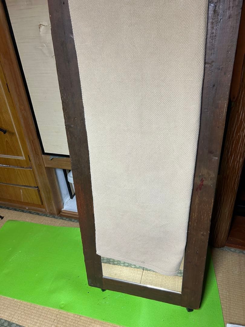 ウッド ミラー アイアンミラー立て