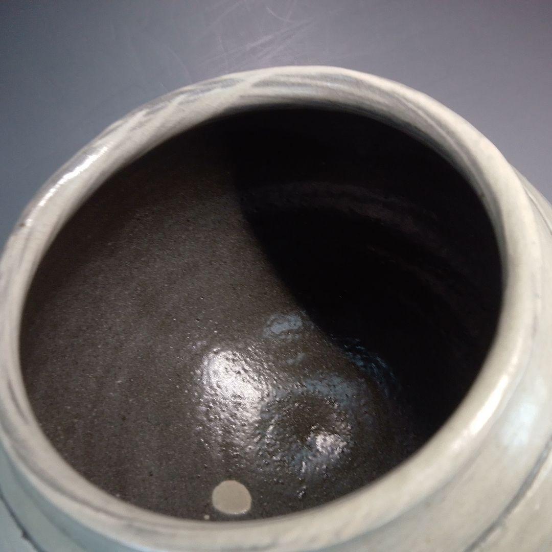 算盤玉　水差し　水指　唐津焼