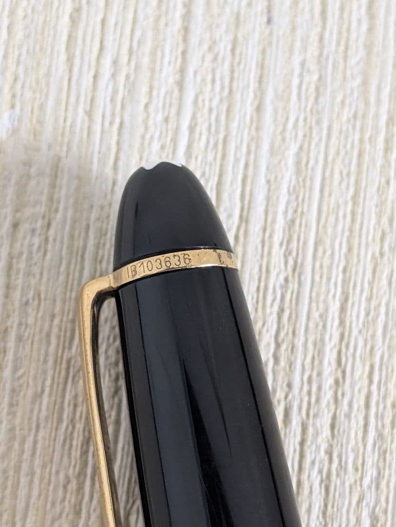 Montblanc 万年筆 マイスターシュテュック146 黒 14K