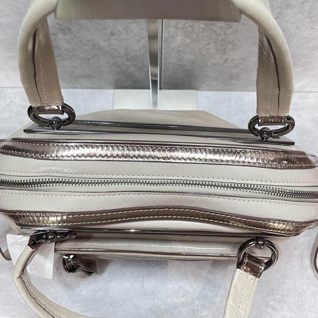 MaxMara SPORTMAX ♡ 牛革 2WAYバッグ 定価117600円