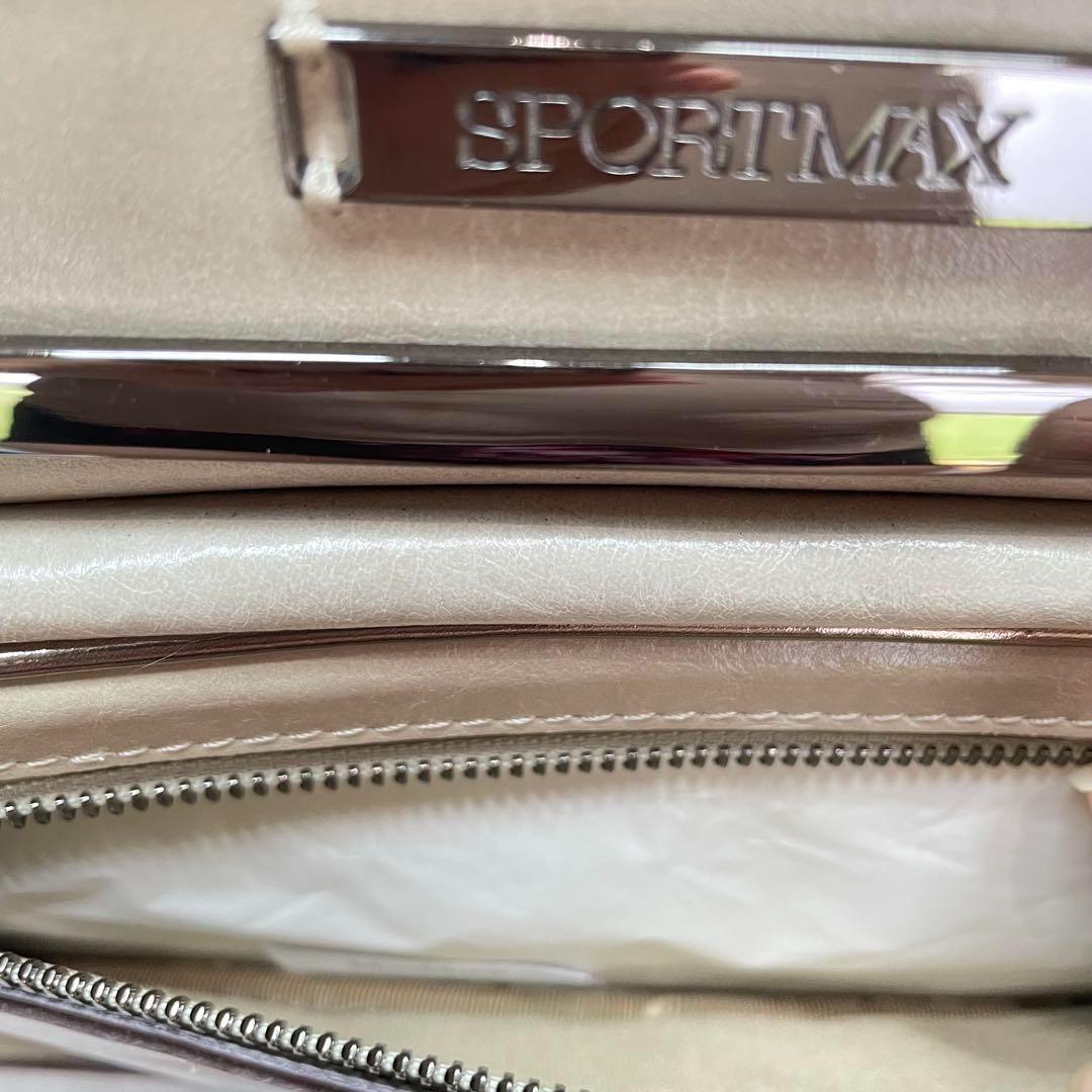 MaxMara SPORTMAX ♡ 牛革 2WAYバッグ 定価117600円