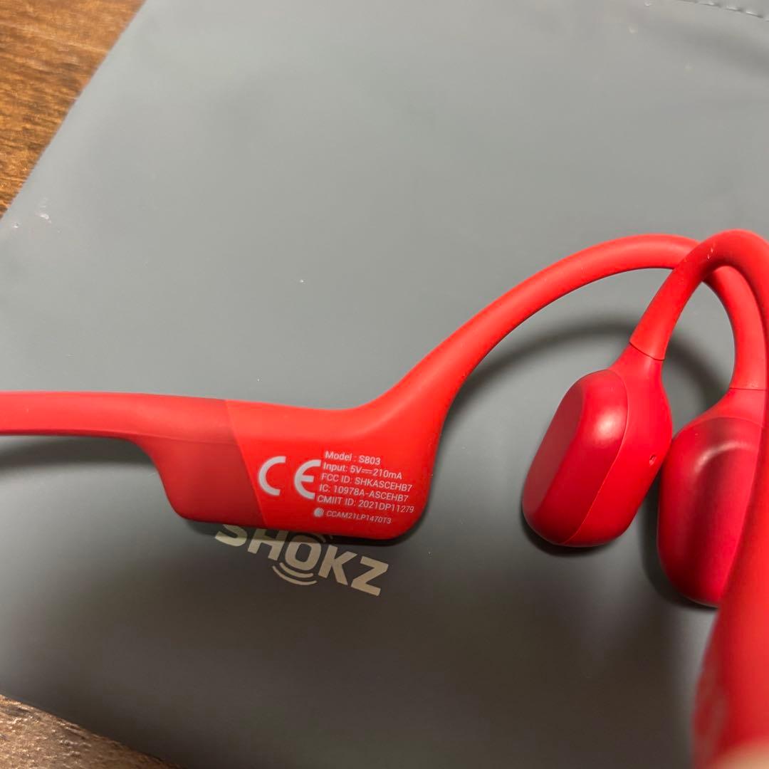 SHOKZ OPEN RUN レッド 赤
