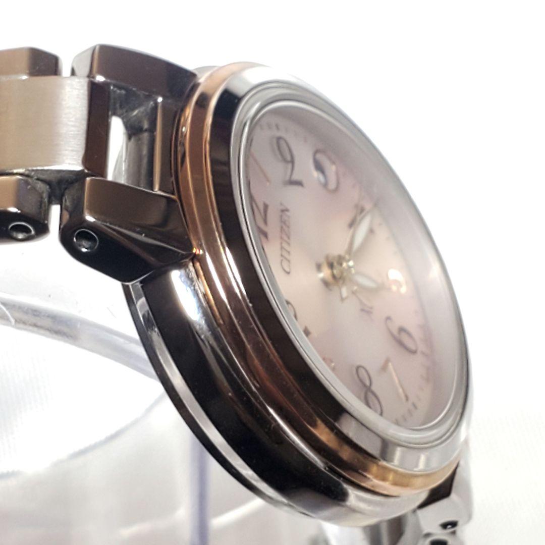 【稼働☆美品☆箱・保証書】ピンク文字盤 CITIZEN xCクロスシー t10