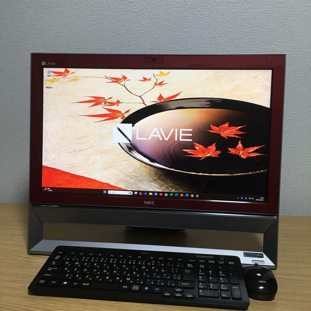 NEC 一体型 デスクトップ Win11 新品SSD搭載 地デジ カメラ 取説