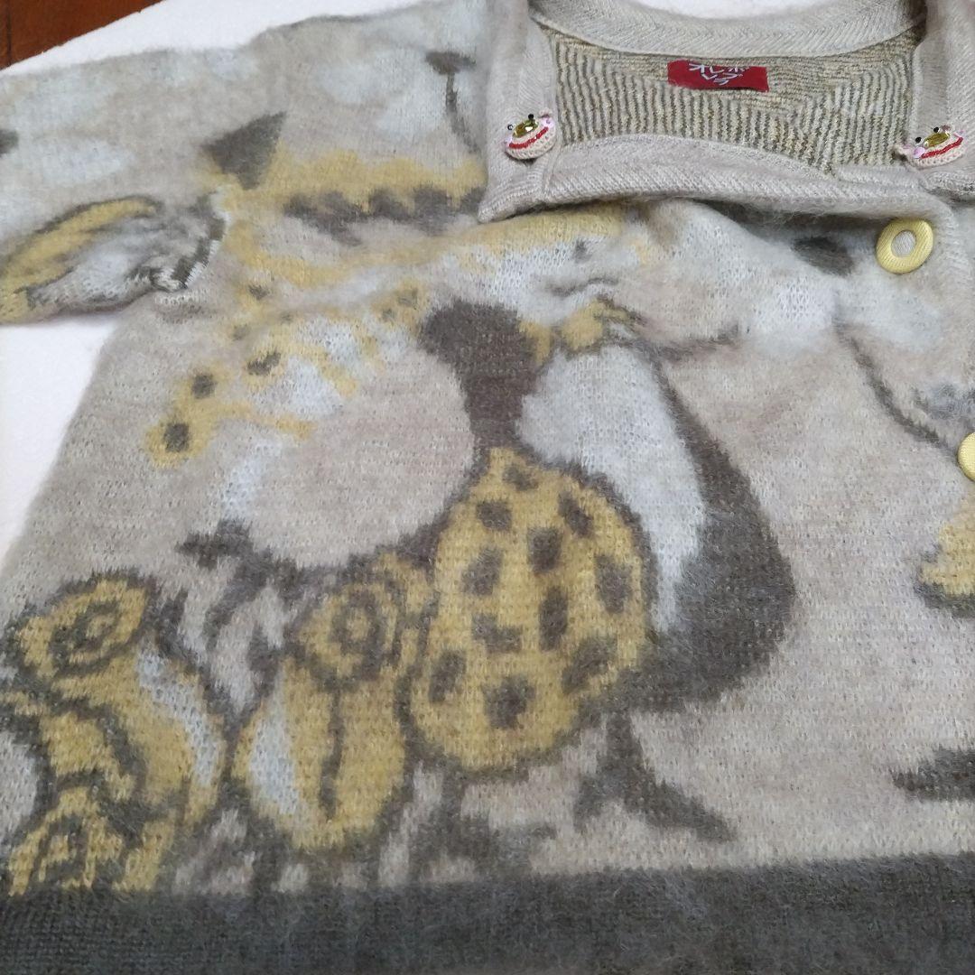 アルベロベロ 花鳥柄、カーディガン