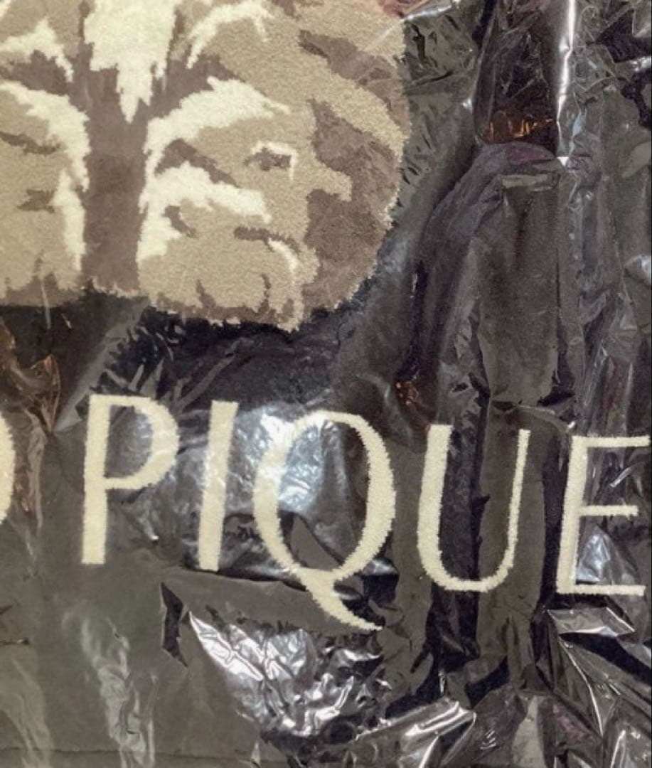 ツインキャットジャガードブランケット ジェラートピケ