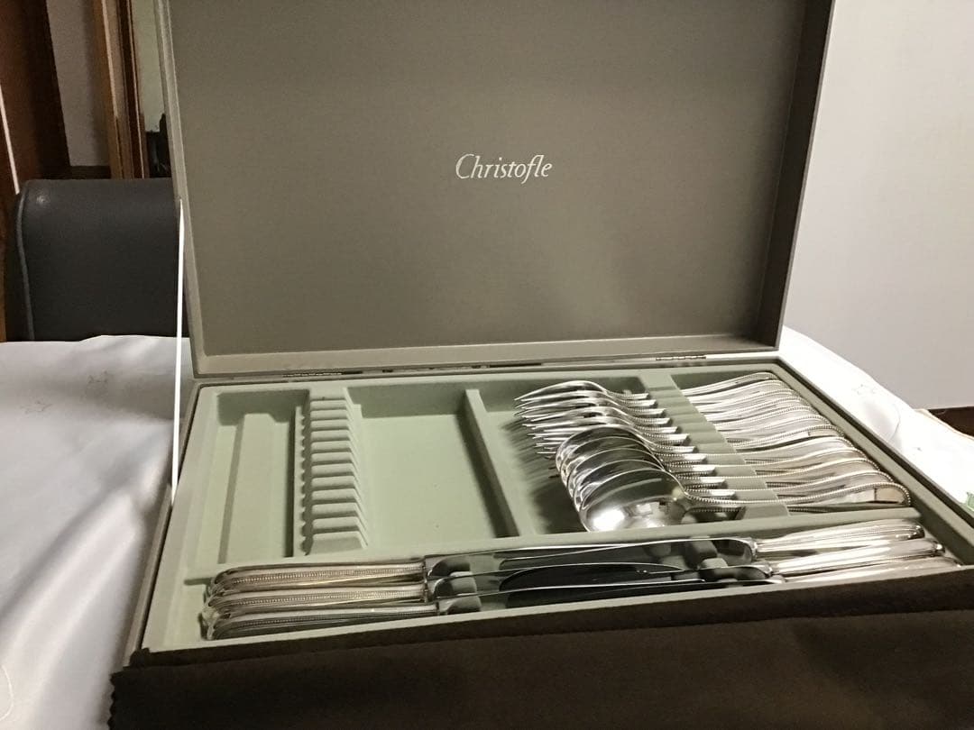 クリストフルカトラリー　セツトケースつき