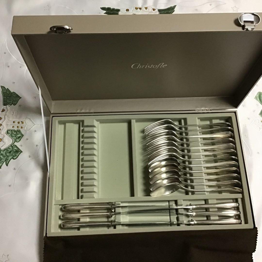 クリストフルカトラリー　セツトケースつき
