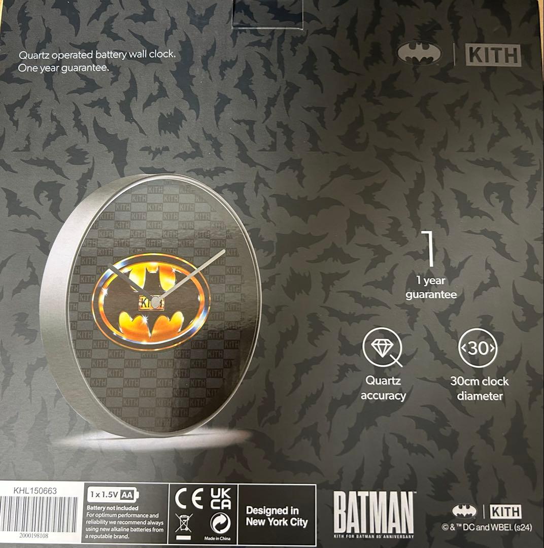 kith batman キス バットマン コラボ 壁掛け時計 インテリア 時計