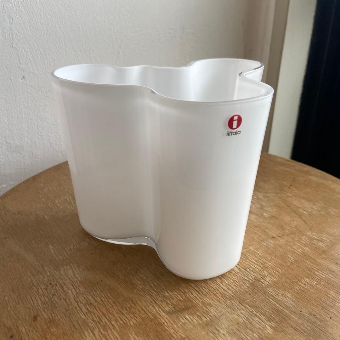 アルヴァ・アアルト コレクション ベース 120mm ホワイト　scope 花瓶