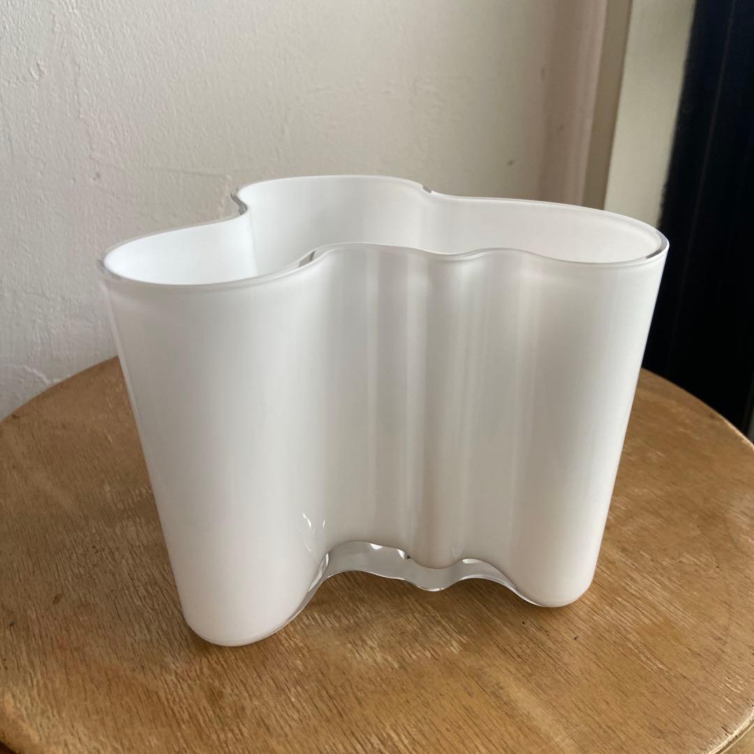 アルヴァ・アアルト コレクション ベース 120mm ホワイト　scope 花瓶