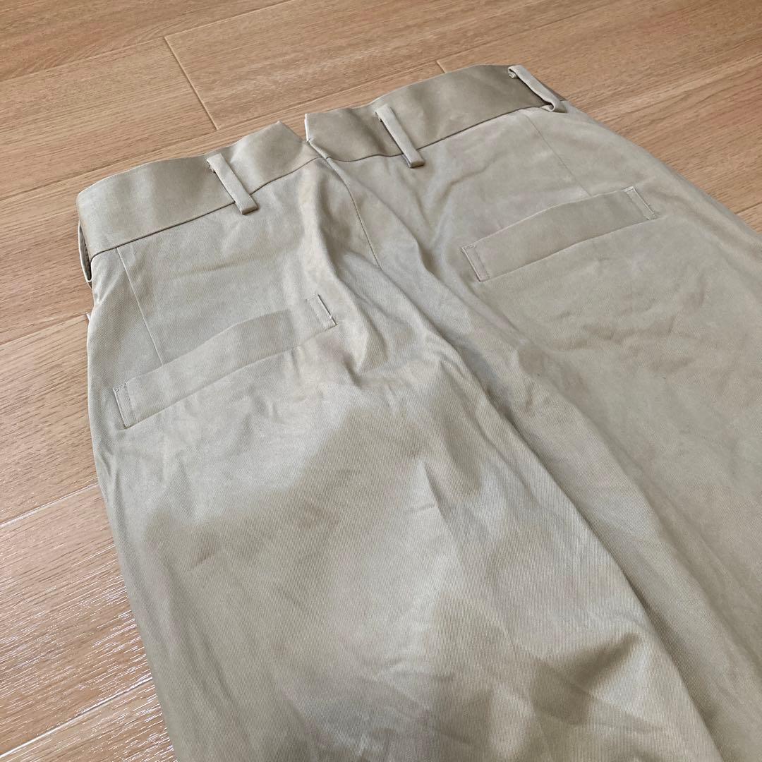 【未使用に近い】chaos カオス　ツータックチノパンツ 38