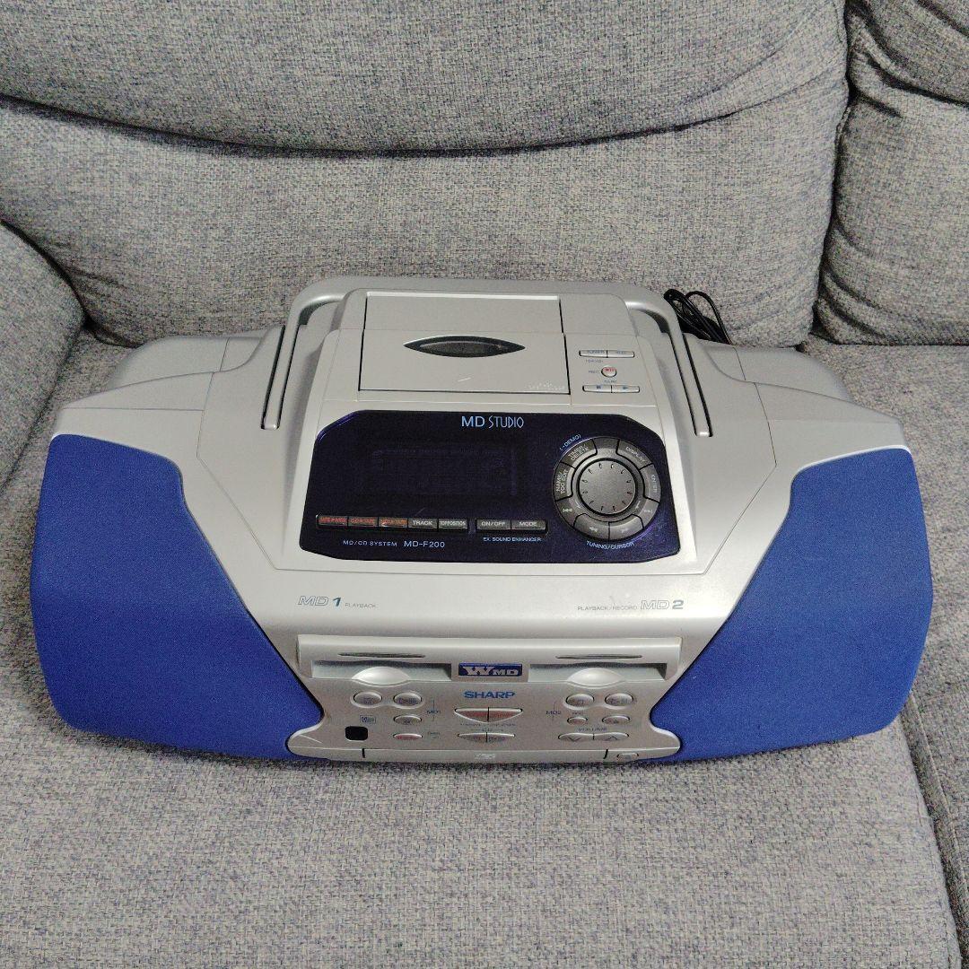 SHARP MD-F200 ポータブルコンポ　ジャンク