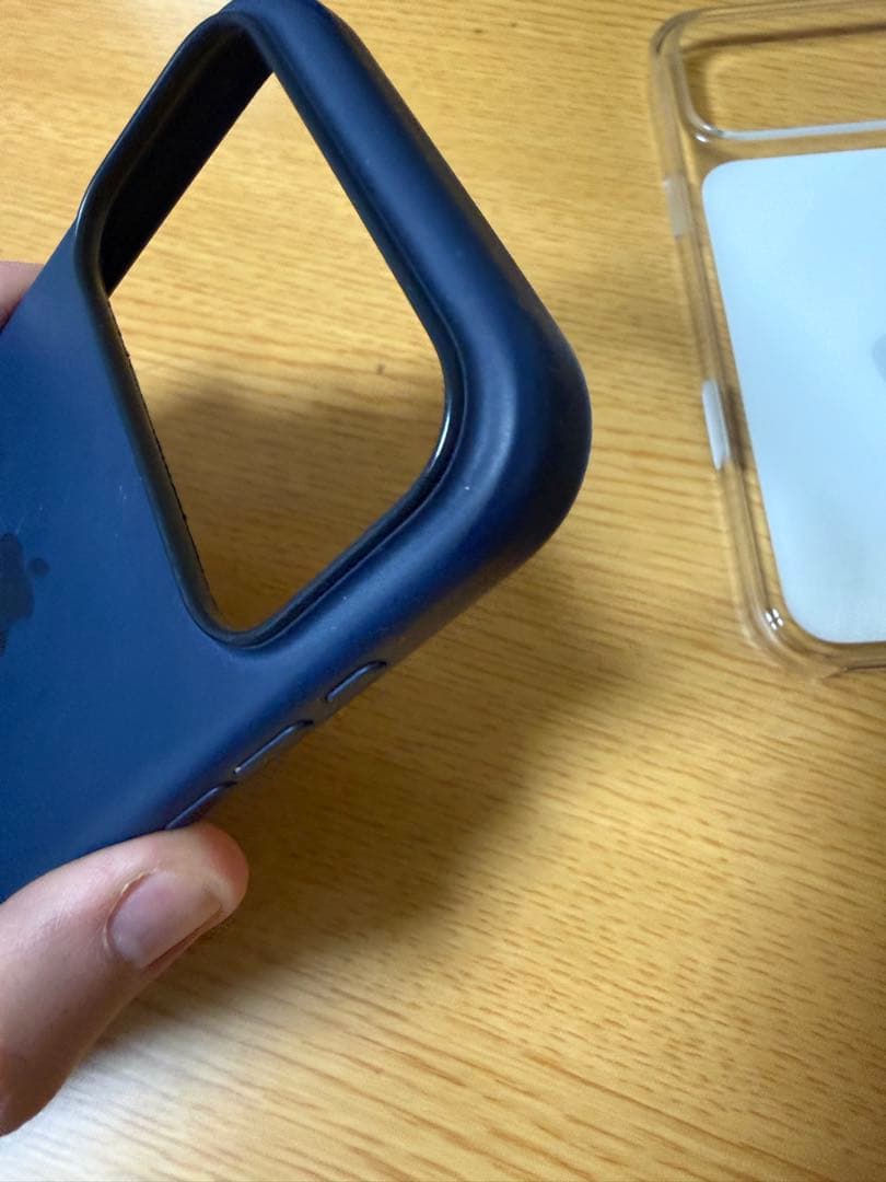 iPhone17ProMax シリコンケース　クリアケース　Apple純正品