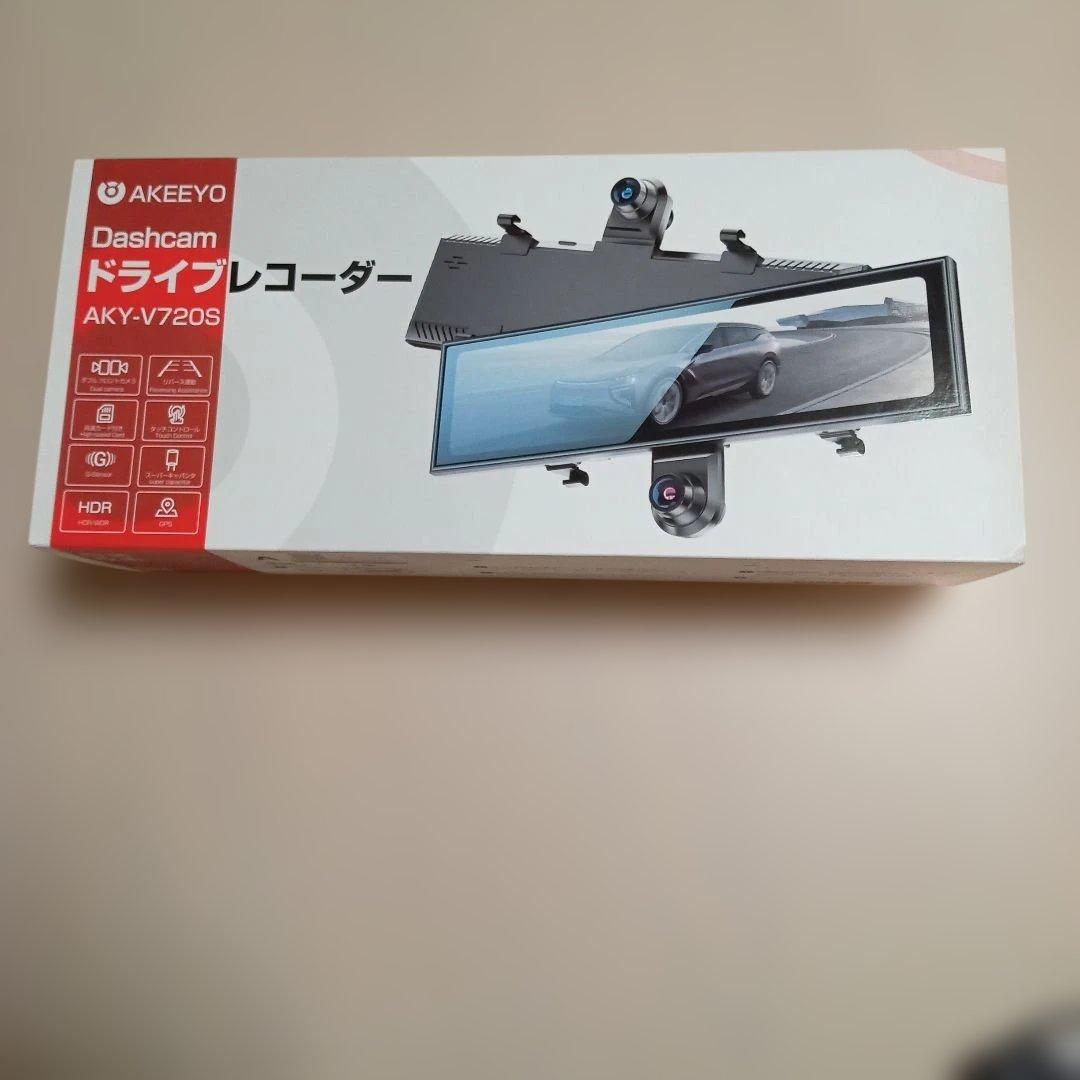 AKEEYO AKY-V720S ルームミラー ＆ ドライブレコーダー機能搭載
