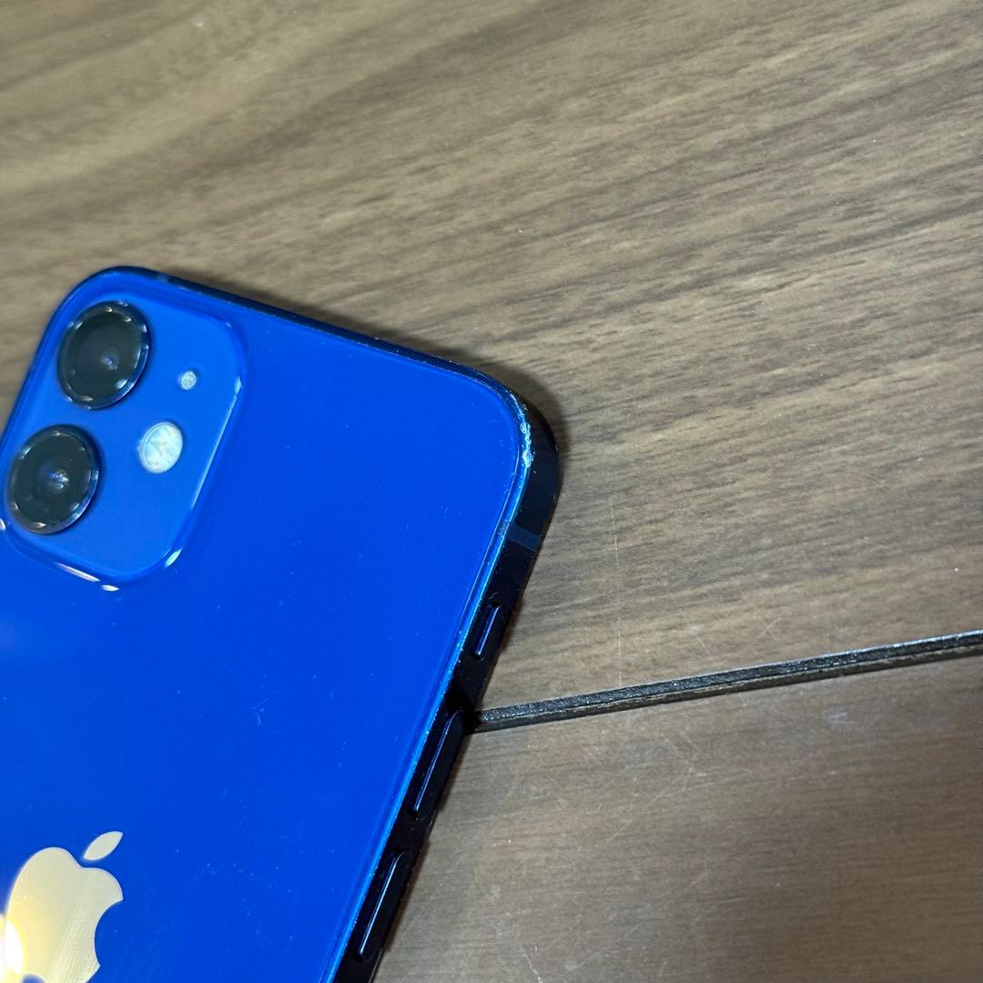 【128GB/SIMフリー】iPhone 12 mini ブルー コーティング済