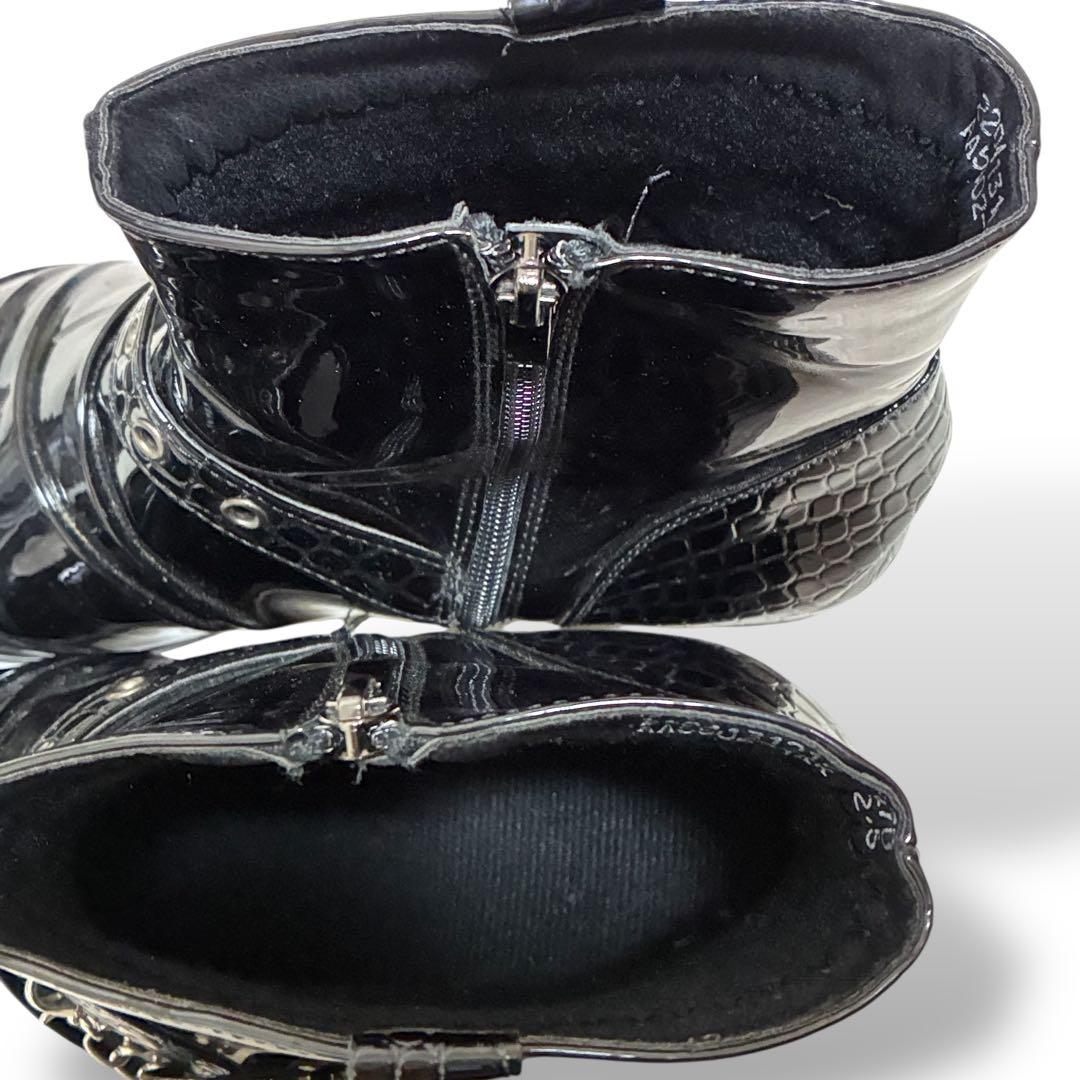 靴 00s archive chain belt boots studs y2k