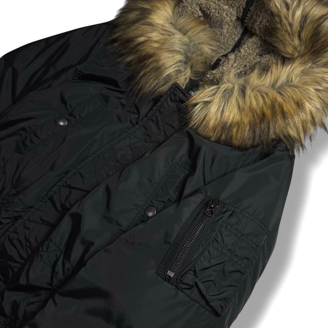 DIESEL｜\"N-2B\"ミリタリーフライトジャケットMモッズコートN-3B