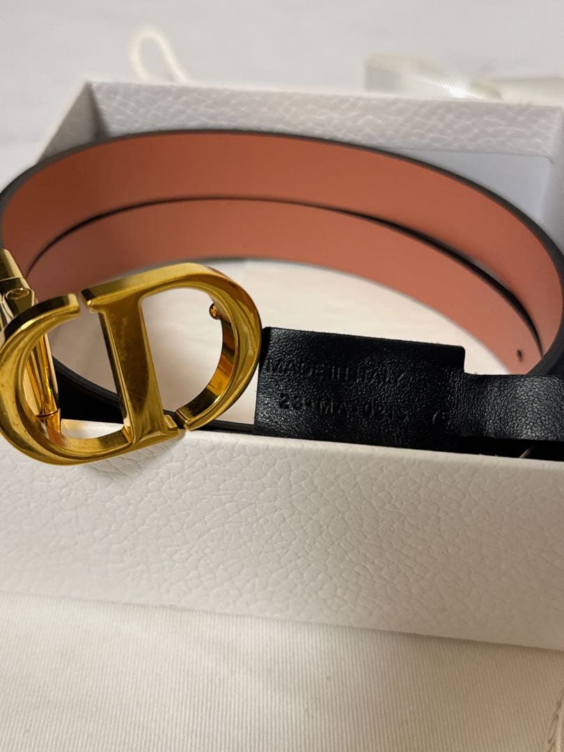 Dior 30 ベルト MONTAIGNE リバーシブルベルト 75サイズ