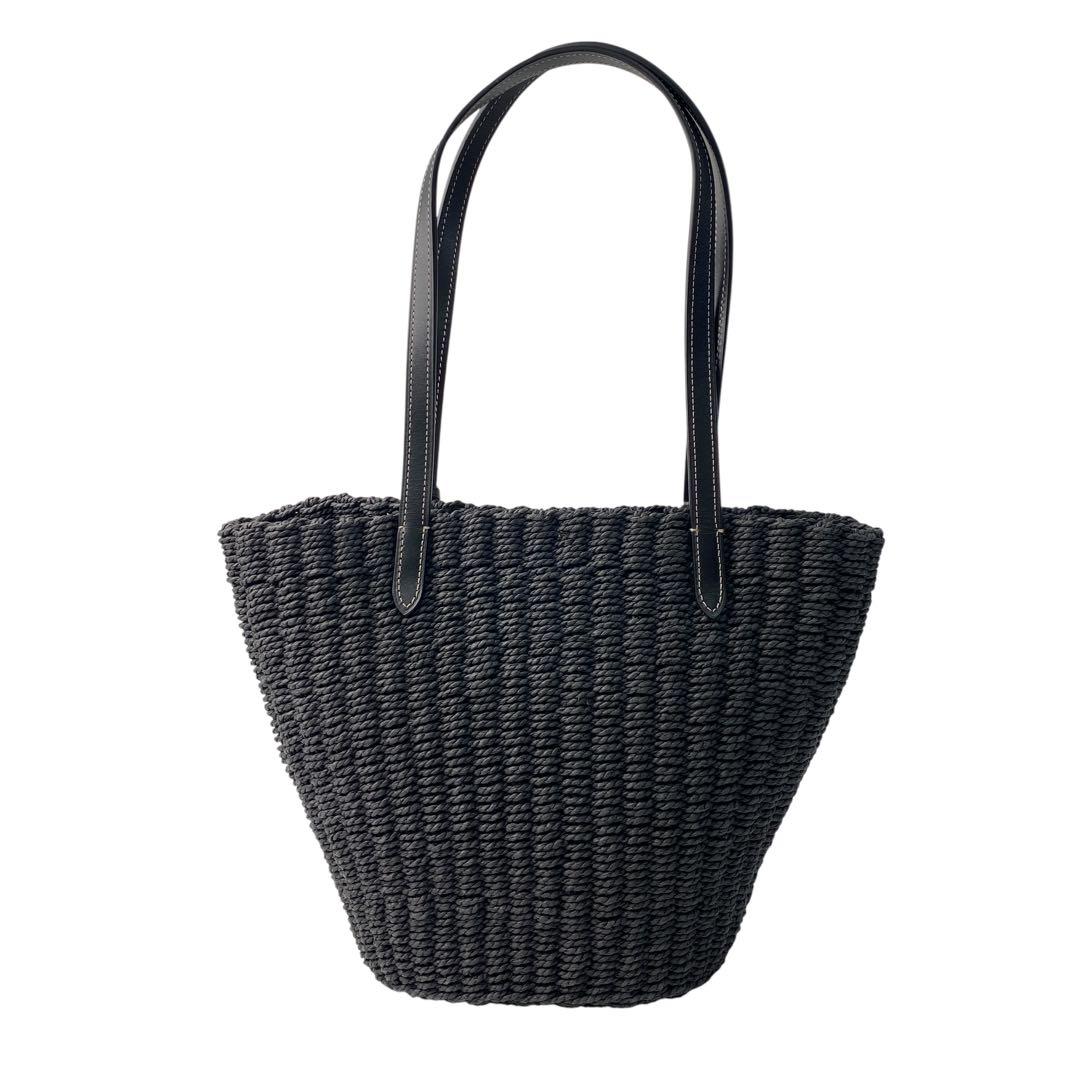 未使用 コーチcoach スモール ストロー トート カゴバッグ CQ785.