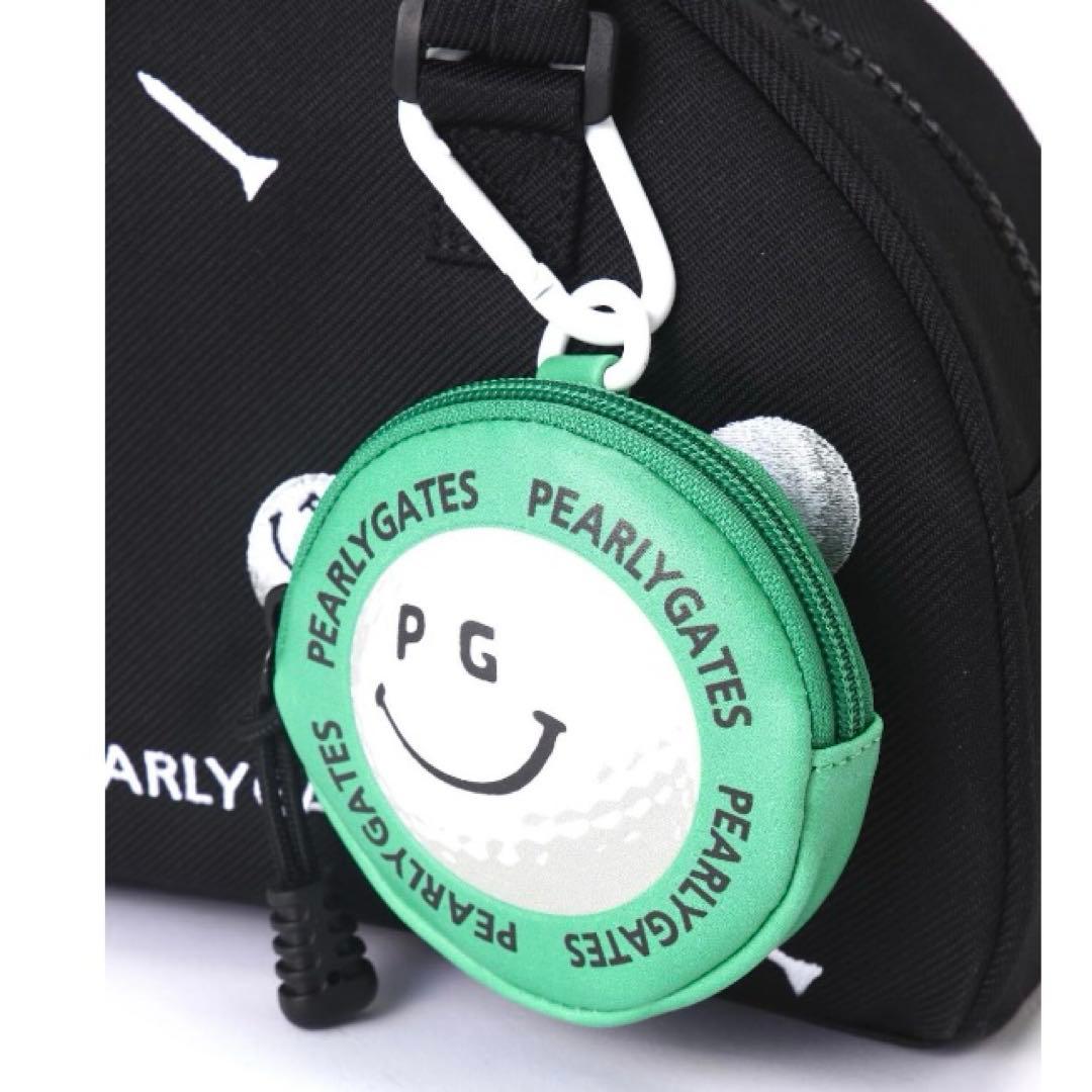 パーリーゲイツ　GOLF ドット刺繍　カートバッグ　ブラック