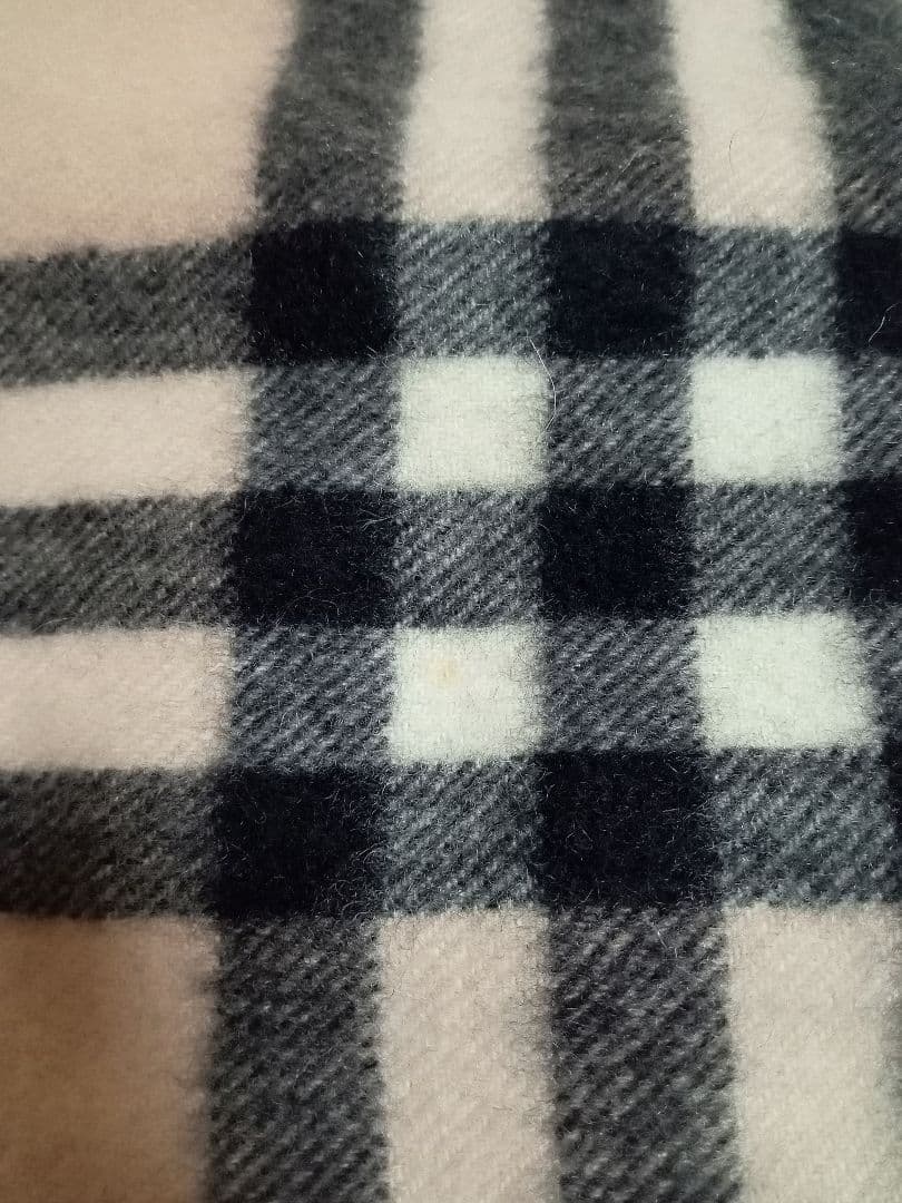 【BURBERRY】バーバリー チェック カシミア100%マフラー