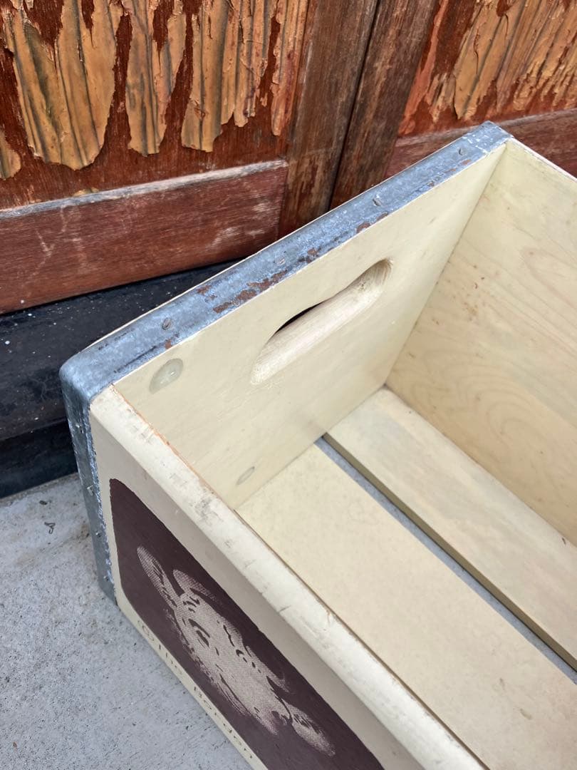 Borden’s ミルク 木箱 ウッドボックス レトロ ビンテージ　①