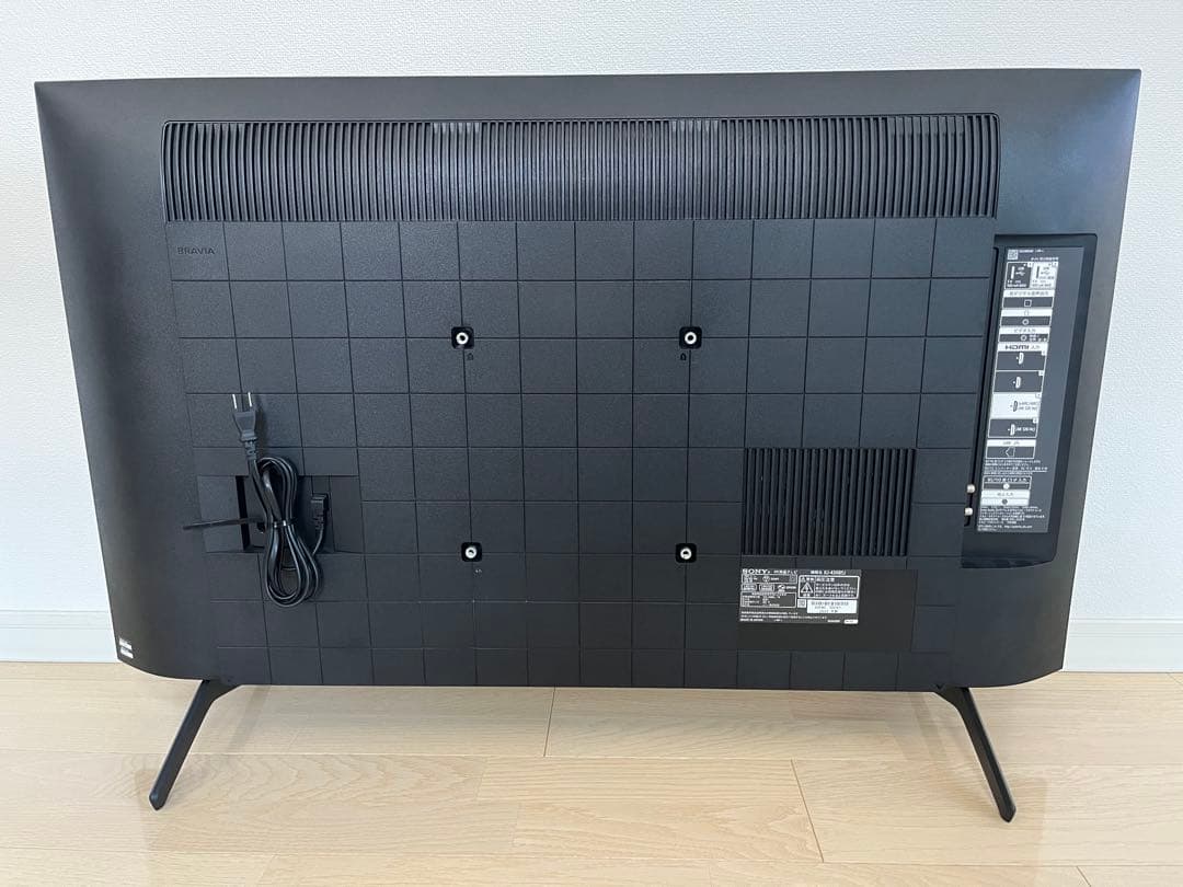 SONY ブラビア 4K液晶 テレビ KJ43X85J 2022製 横筋1本有