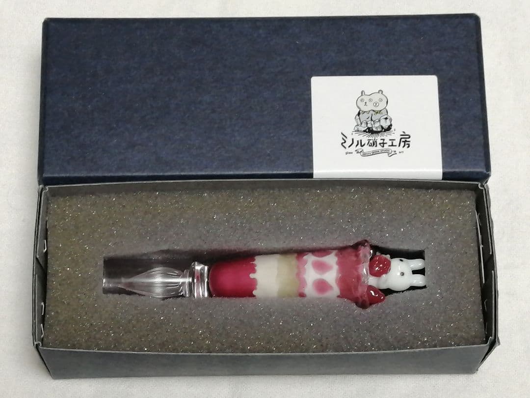 うさぎパフェ　ガラスペン