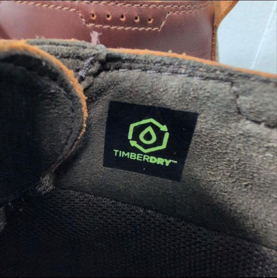 Timberland ダークブラウン レザー チャッカブーツ A2C53