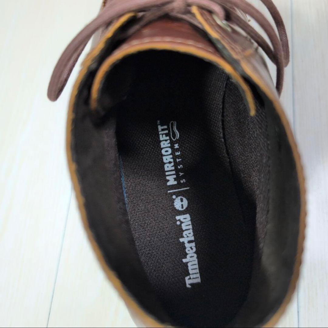 Timberland ダークブラウン レザー チャッカブーツ A2C53