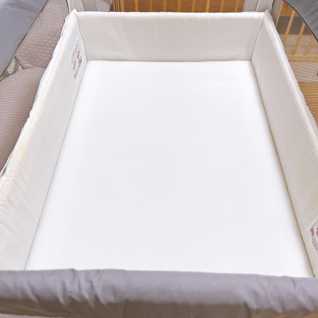 【Aprica】アップリカ ベビーベッド ココネルエアー AB グレーベア