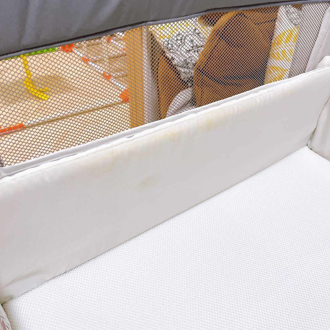 【Aprica】アップリカ ベビーベッド ココネルエアー AB グレーベア