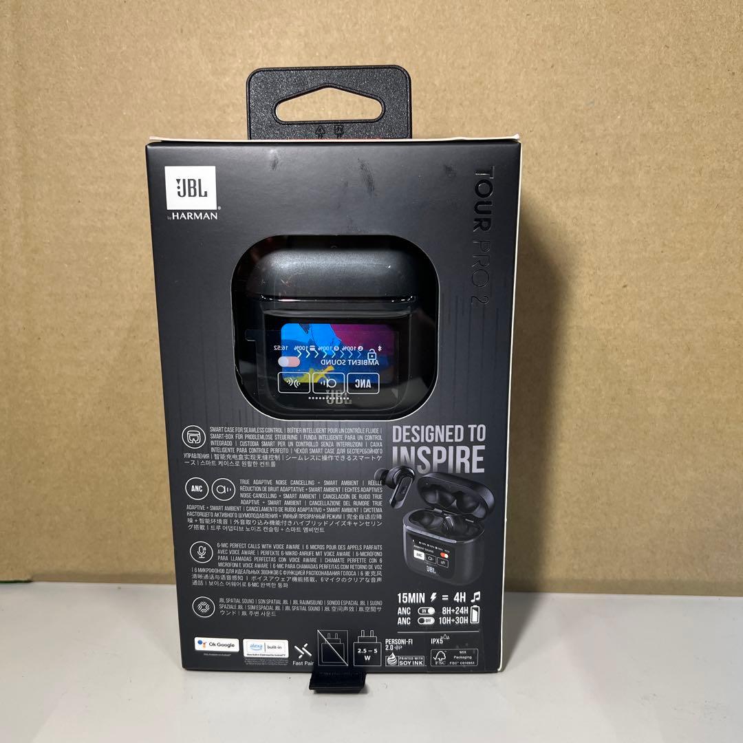 G739 JBL TOUR PRO 2ワイヤレスイヤホン ブラック黒