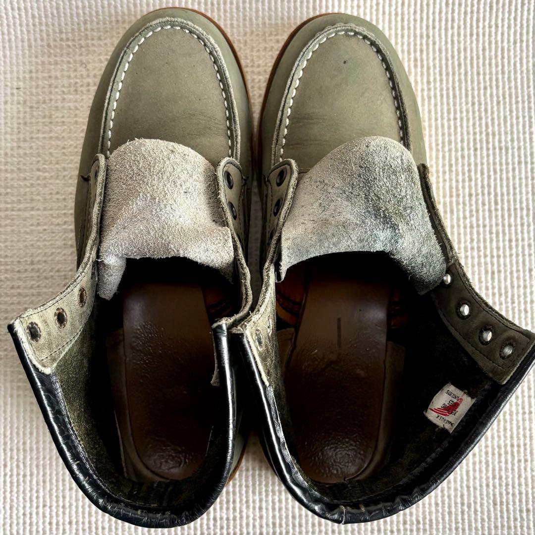 【希少限定】レッドウィング 2883 モスグリーン ヌバック 2000年製 8D